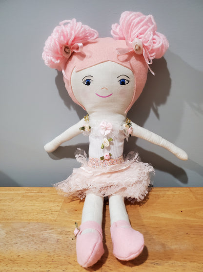 Handmade Doll and doll clothing, ballerina design "Ballerina"