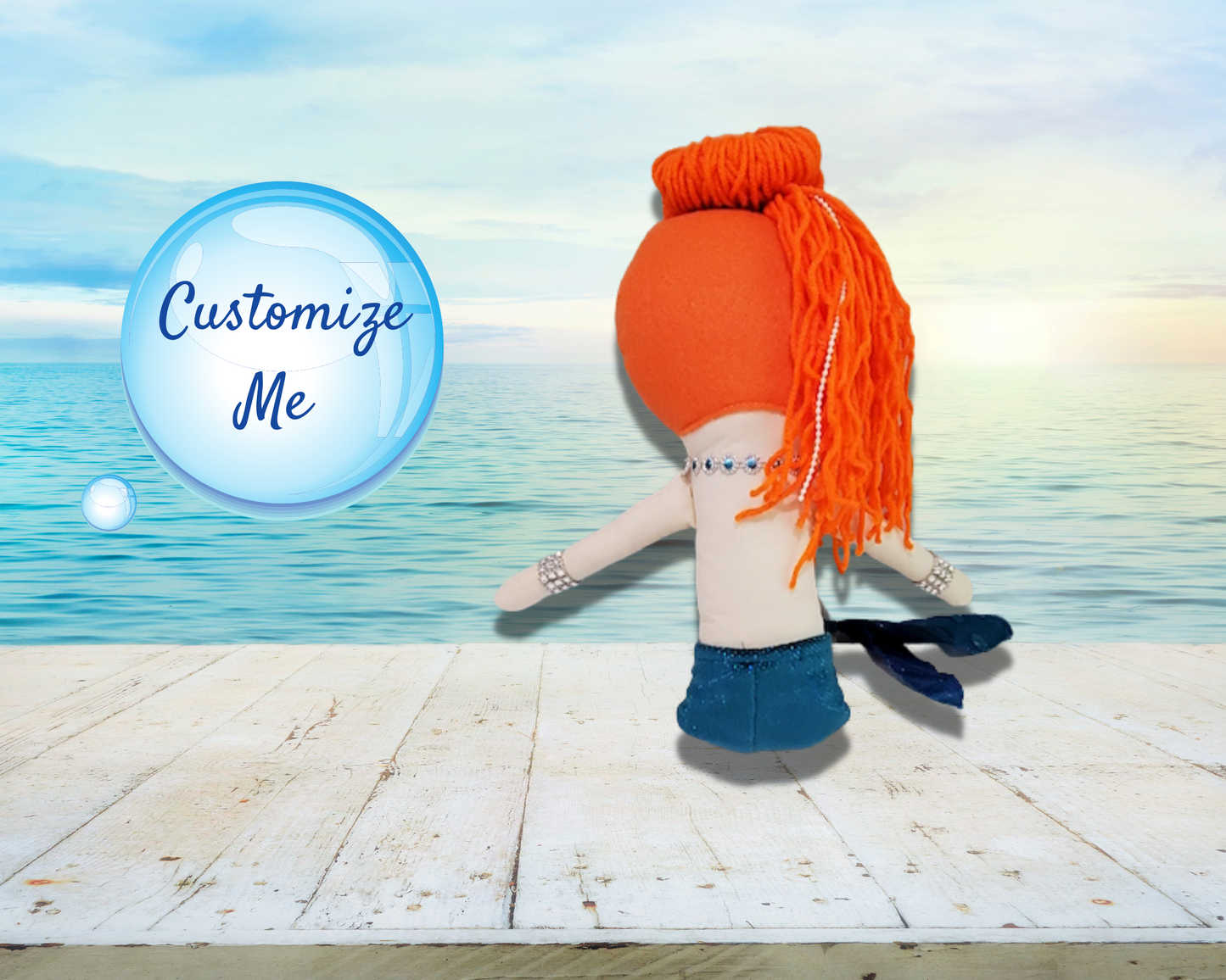 Handmade Mermaid Doll and doll clothing