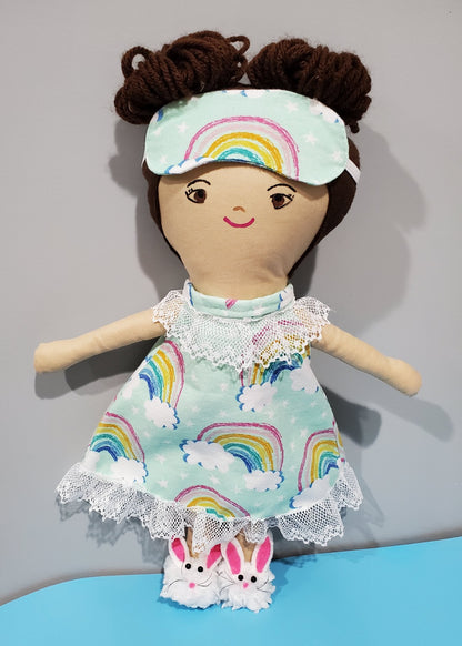 Handmade Doll and doll clothing, Rainbow Sweet Dreams,